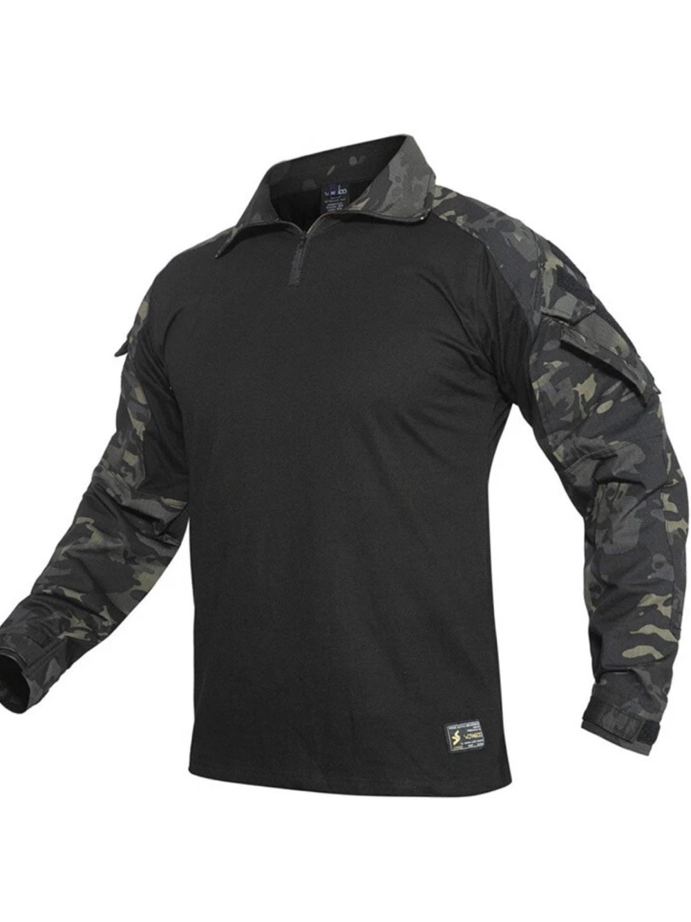 YEVHEV G3 Combat Tactical
Camouflage Shirt Elbow Pads Hunting Paint men Black 3X